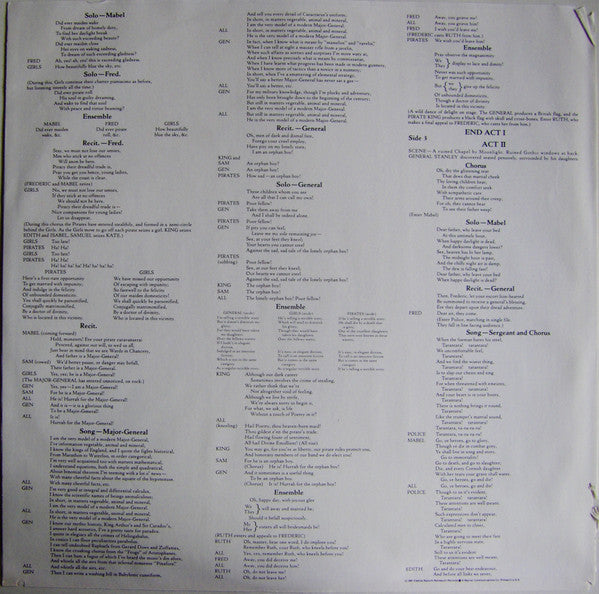Various - Gilbert & Sullivan's The Pirates Of Penzance