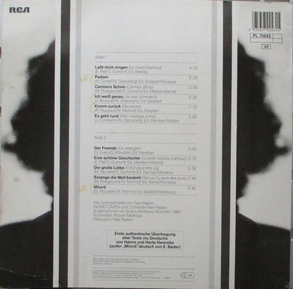 Ingrid Caven - Erinnerung An Edith Piaf