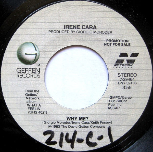 7": Irene Cara - Why Me?