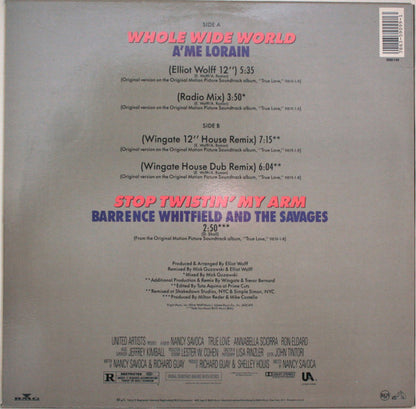 12" Single: A'me Lorain - Whole Wide World