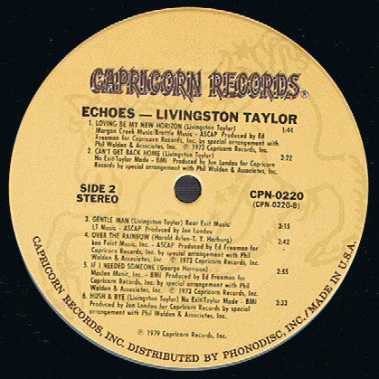 Livingston Taylor - Echoes