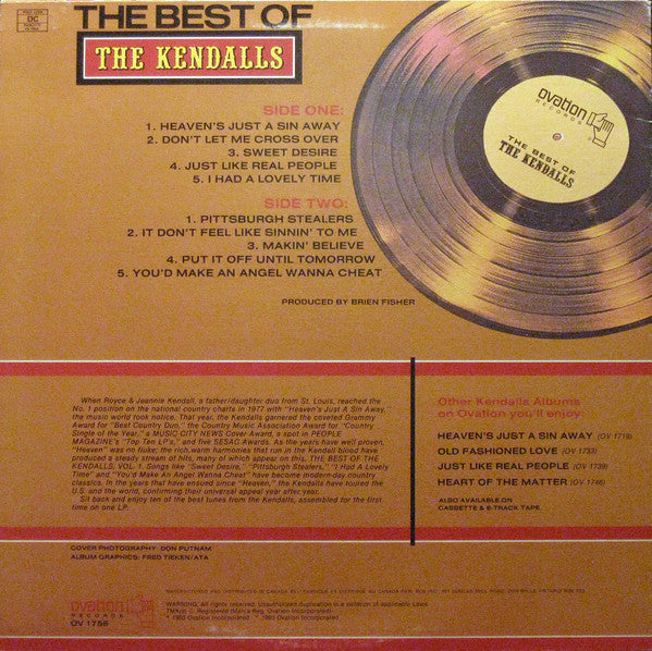 The Kendalls - The Best Of The Kendalls