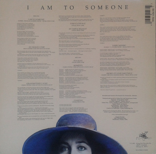 Velma Frye - I Am To Someone
