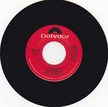 7" Single: Walter Beasley - I'm So Happy / Jump On It