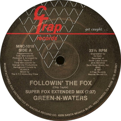12" Single: Green-N-Waters - Followin' The Fox