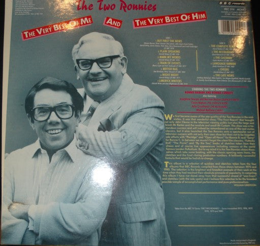 The Two Ronnies - The Very Best Of Me And The Very Best Of Him