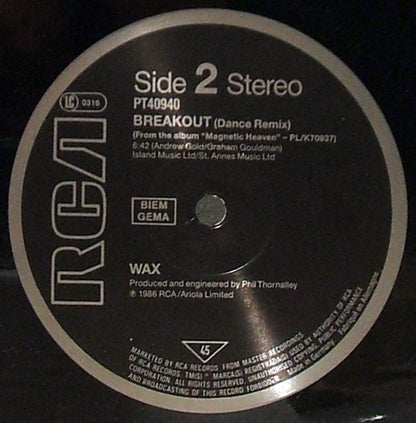 12" Single: Wax - Systematic
