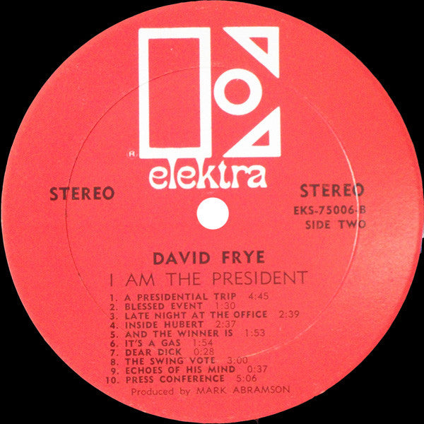 David Frye - I Am The President