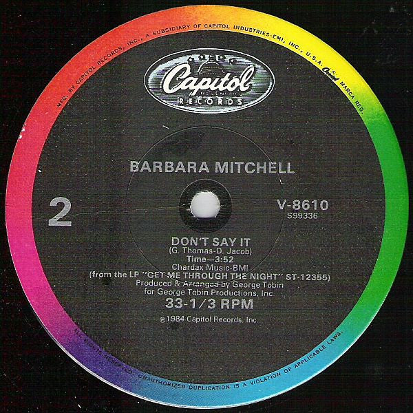 12": Barbara Mitchell - Street Heat (Extended Version)