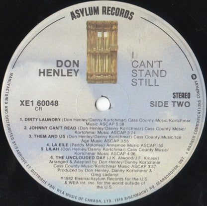 Don Henley - I Can't Stand Still