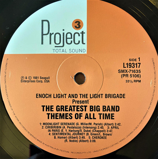 Enoch Light And The Light Brigade - The Greatest Big Band Themes Of All Time
