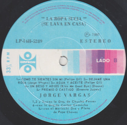 Jorge Vargas - Vete La Ropa Sucia