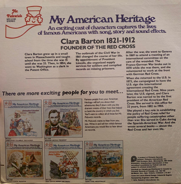 Various - My American Heritage: Clara Burton