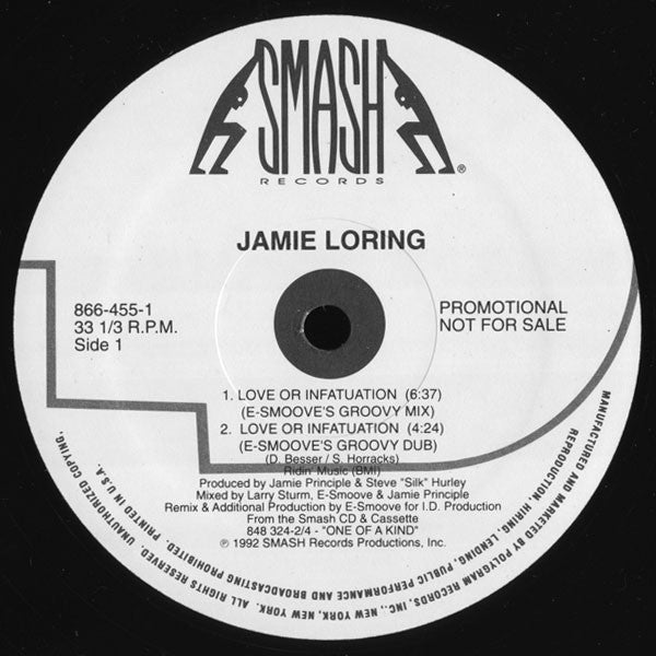 12": Jamie Loring - Love Or Infatuation