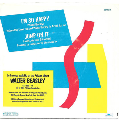 7" Single: Walter Beasley - I'm So Happy / Jump On It