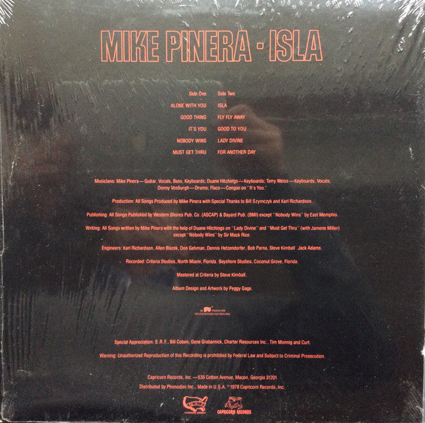 Mike Pinera - Isla