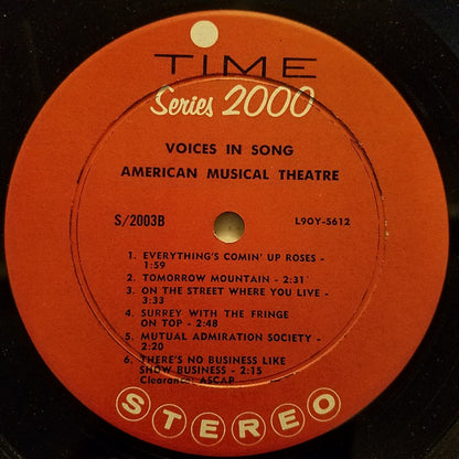 Various - Voices In Song  (American Musical Theatre)