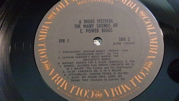 E. Power Biggs - A Biggs Festival - The Many Sounds Of E. Power Biggs