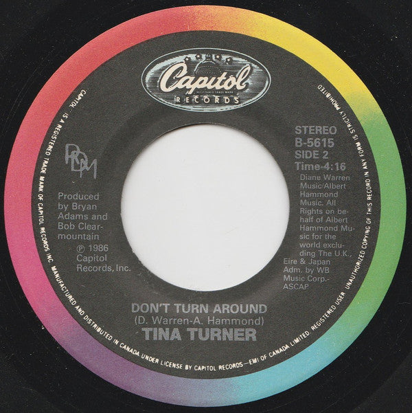 7" Single: Tina Turner - Typical Male
