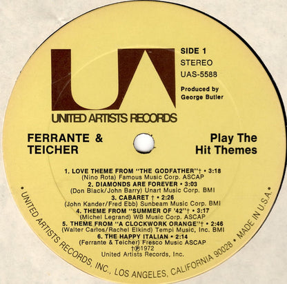 Ferrante & Teicher - Play The Hit Themes