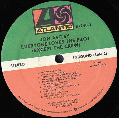 Jon Astley - Everyone Loves The Pilot (Except The Crew)