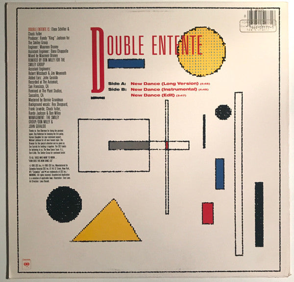 12": Double Entente - New Dance