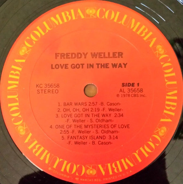 Freddy Weller - Love Got In The Way