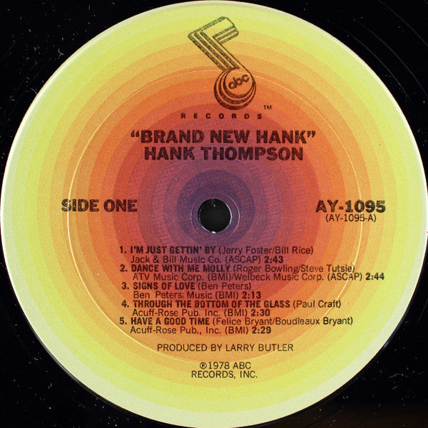 Hank Thompson - Brand New Hank