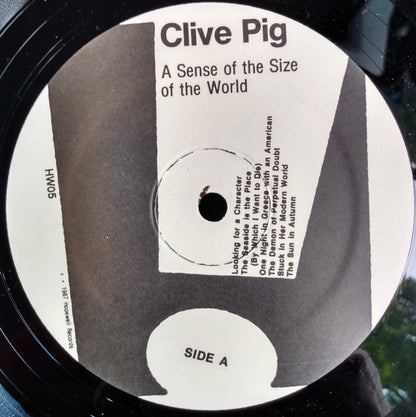 Clive Pig - A Sense Of The Size Of The World