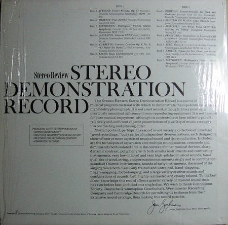 Various - Stereo Demonstration Record