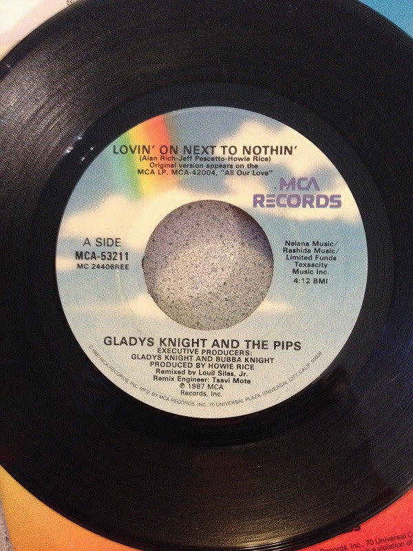 7" Single: Gladys Knight And The Pips - Lovin' On Next To Nothin'