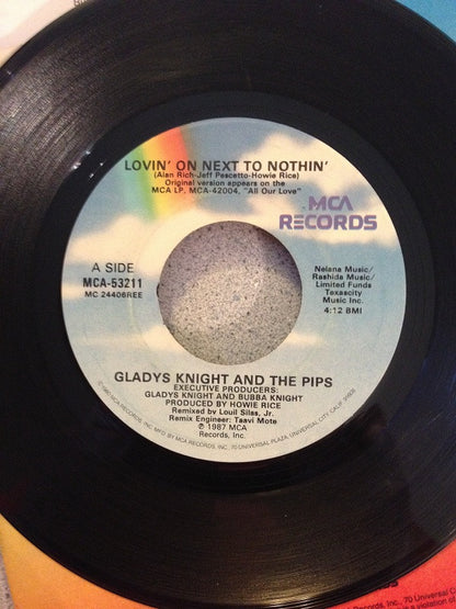 7" Single: Gladys Knight And The Pips - Lovin' On Next To Nothin'