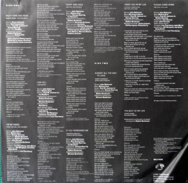 Bill Medley - Right Here And Now
