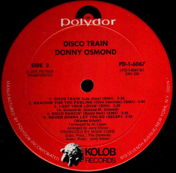 Donny Osmond - Disco Train