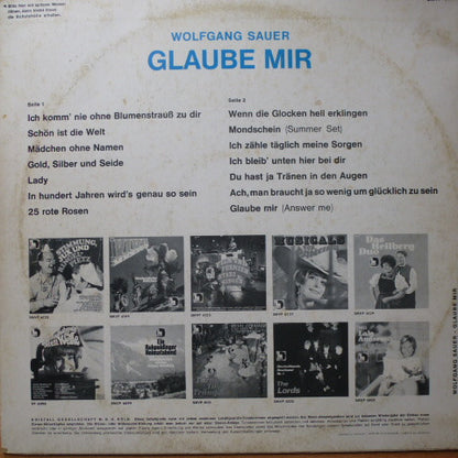 Wolfgang Sauer - Glaube Mir