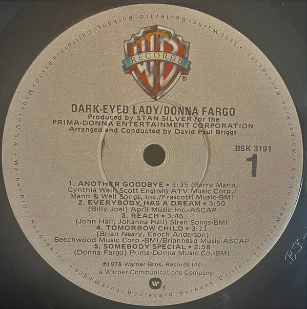 Donna Fargo - Dark-Eyed Lady