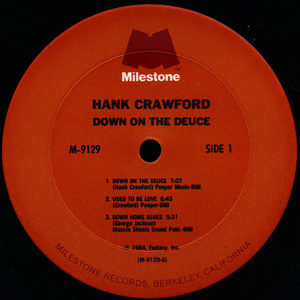Hank Crawford - Down On The Deuce