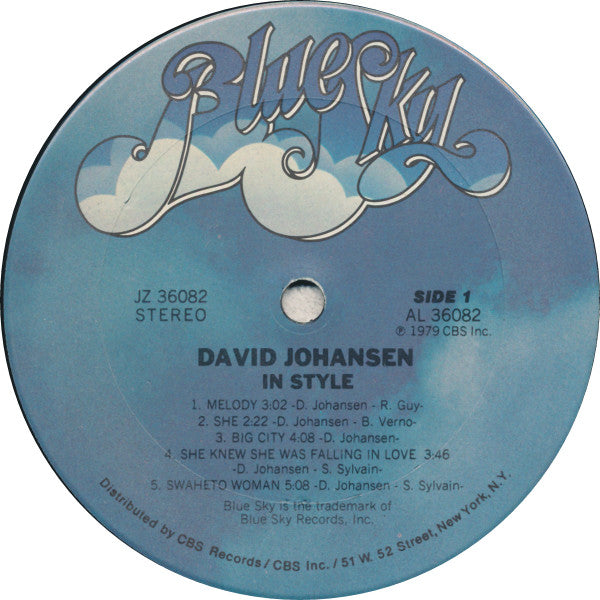 David Johansen - In Style