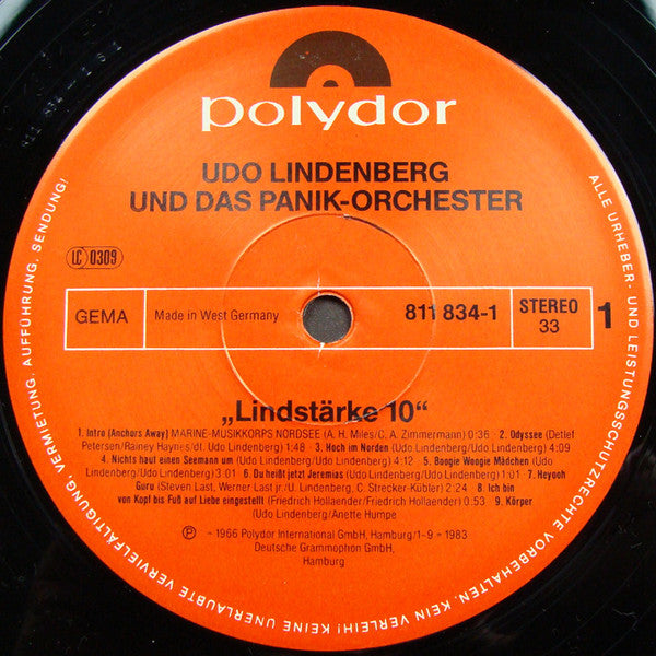 Udo Lindenberg Und Das Panikorchester - Lindstärke 10