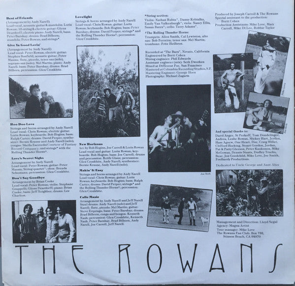 The Rowans - Jubilation