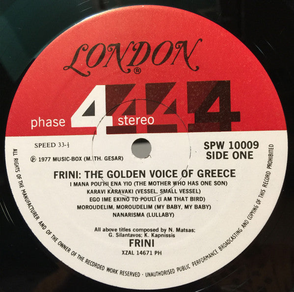 Φρύνη - The Golden Voice Of Greece