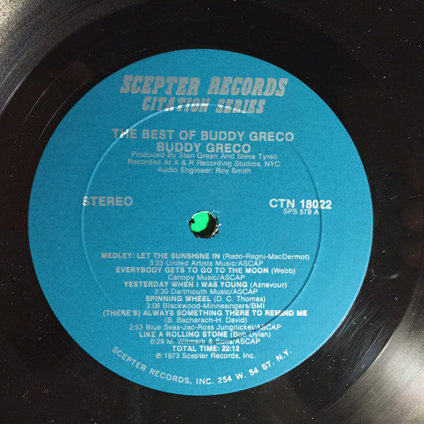 Buddy Greco - The Best Of Buddy Greco