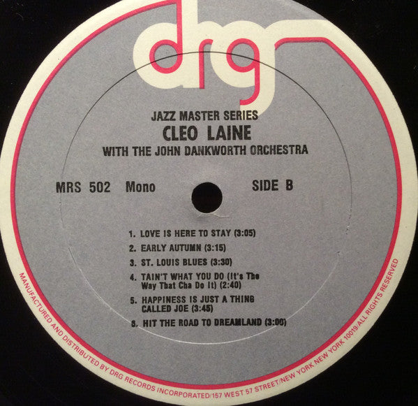 Cleo Laine, The John Dankworth Orchestra - Cleo Laine