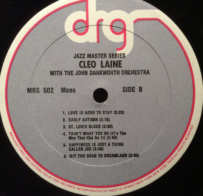 Cleo Laine, The John Dankworth Orchestra - Cleo Laine