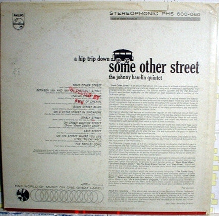 Johnny Hamlin Quintet, Hal Dickinson Singers - A Hip Trip Down Some Other Street