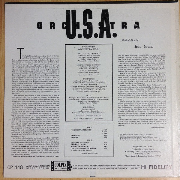 Orchestra U.S.A. - Debut