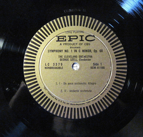 Johannes Brahms, The Cleveland Orchestra, George Szell - Symphony No. 1 In C Minor, Op. 68