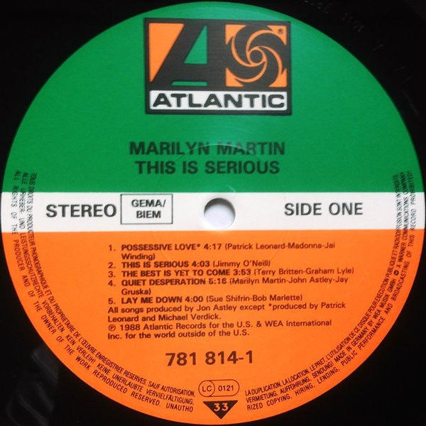Marilyn Martin - This Is Serious
