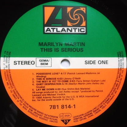 Marilyn Martin - This Is Serious