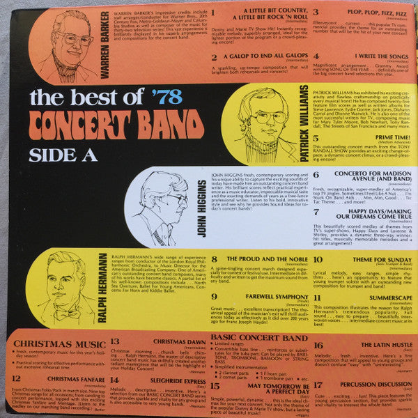 Various - The Best of '78 Concert Band Jazz Ensemble